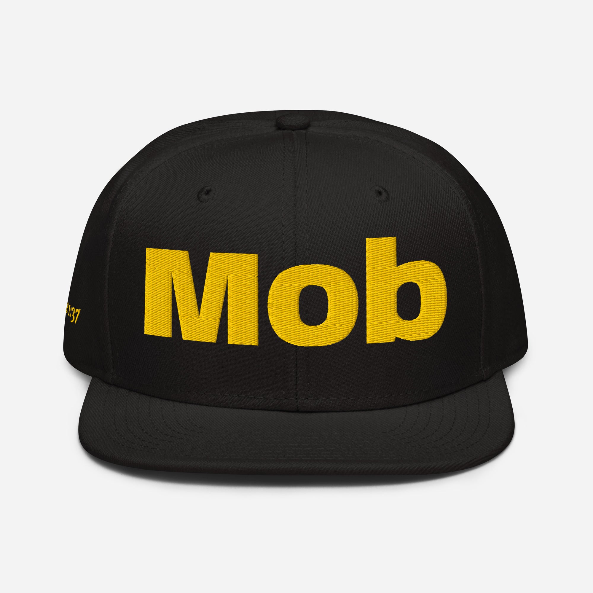 Mob (4 God) Embroidered Snapback Hat – Church4TheStreetz