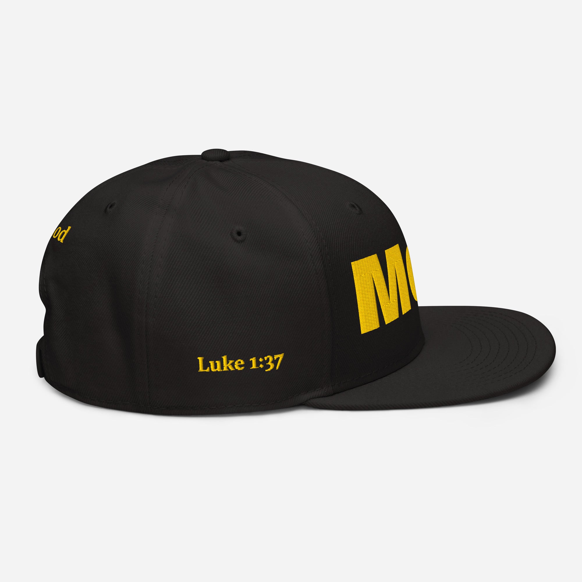 Mob (4 God) Embroidered Snapback Hat – Church4TheStreetz